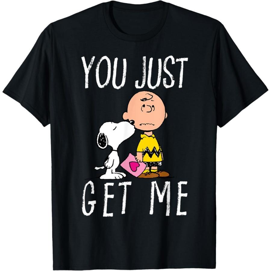 Peanuts Charlie Brown and Snoopy You Just Get Me T-Shirt