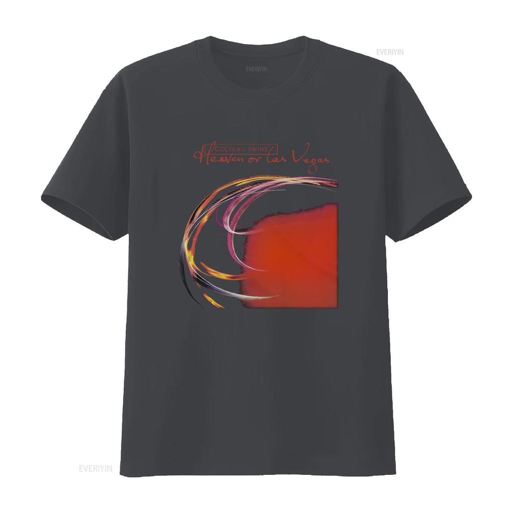 Cocteau Twins T Shirt Heaven or Las Vegas vintage Washed Casual Stretched Stylish Top For Everyday Wear fashion Versatile