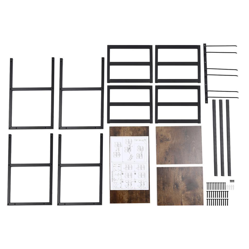 Wall Mounted Wine Rack Wine Storage Display Rack for Home Bar Dining Room Kitchen