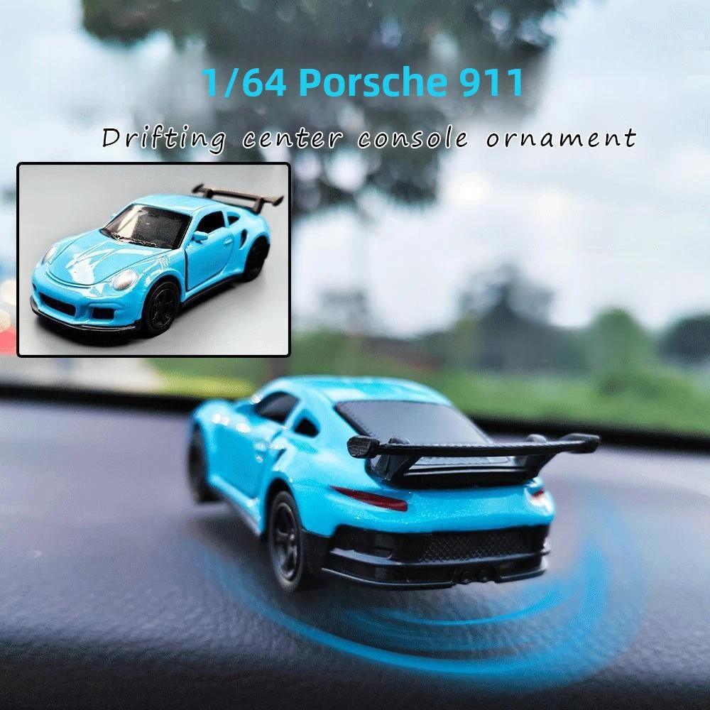 Sports Car Drift Rotating Ornaments Auto Dashboard Turning Racing Model Deco Car Individuality Center Console Decoration Kit