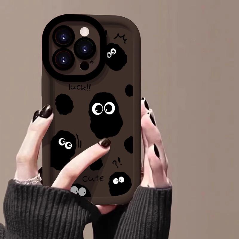 Apple 15promax Mobile Phone Case Painted IPhone 14pro Skin Feeling Puffs 16 13