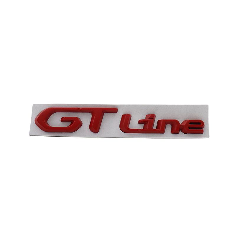 3D Car Styling GT LINE for Car Fender Side Trunk Nameplate Decal Emblem Badge Sticker