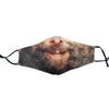 Adults Mouth Masks Comical Printed Cotton Blend Facial Expressions Fashion Face Shield Masque Facial Masks Halloween Supply