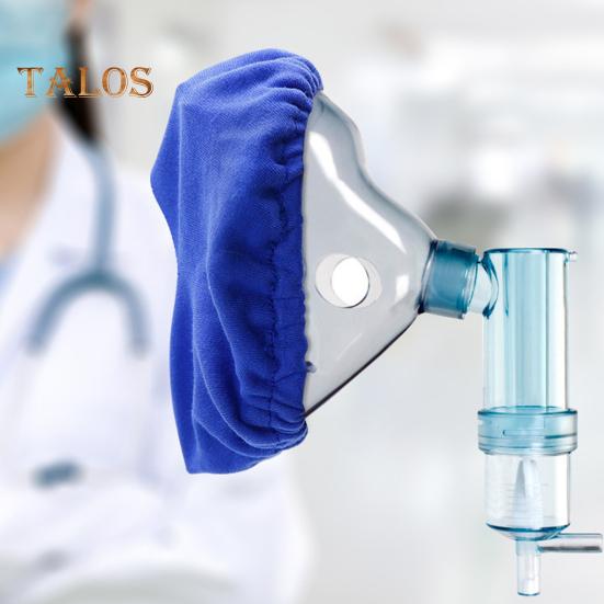 Face Guard Liner Washable Reusable Soft Blue Cotton Elastic Band Secure Fit 3D Design Breathable Face Guard