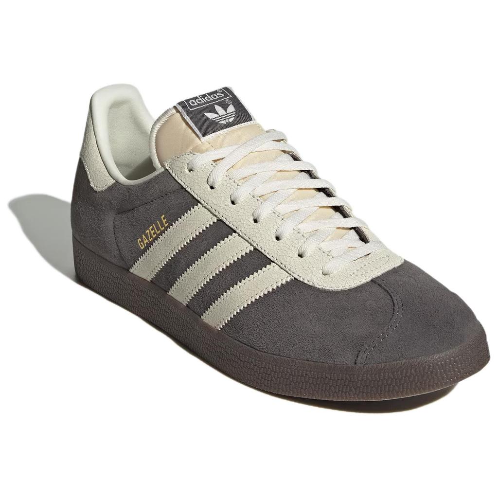 adidas Gazelle Grey Off White Gum Unisex Sneakers Grey-Five Gum-5 JH6378