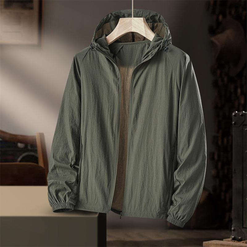 Model dla par z kapeluszem Ochrona przed słońcem i oddychająca lekka kurtka outdoorowa z długim rękawem