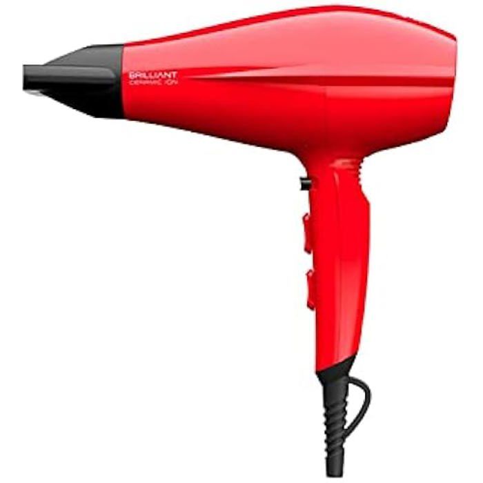 Hair Dryer - GAMA - Brilliant Ceramic Ion - 2200 W - Red - Air Ionizer