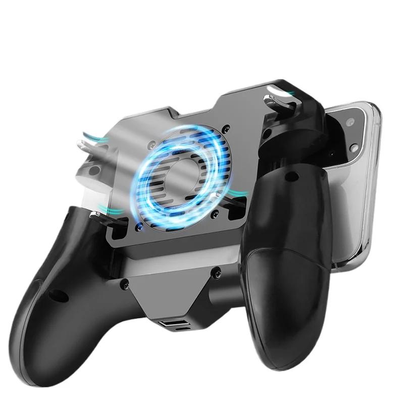 Controller Universale per Giochi su Dispositivi Mobili con Ventola di Raffreddamento Design 2-in-1 Batteria Ricaricabile Integrata da 2000mAh 4000mAh per Telefoni Larghezza 72-98mm