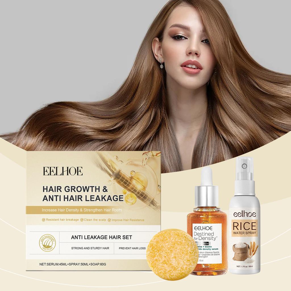 Eelhoe Hair Care Set Gentle Nourishing Repair For Dry Frizzy Shiny Strong Hair