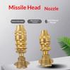 1Pc Agriculture Brass Missile Nozzle Straight Jet +Mist Spray Adjustable Nozzle Electric Sprayer High Pressure Spraying
