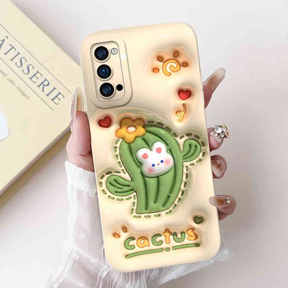 Für Oppo Reno4 Pro 5G Hülle CPH2089 Luxus Kunst Bemaltes Cover Für Oppo Reno4 Reno 4 Pro 5G Handyhülle Schutzhülle Weiche Abdeckung