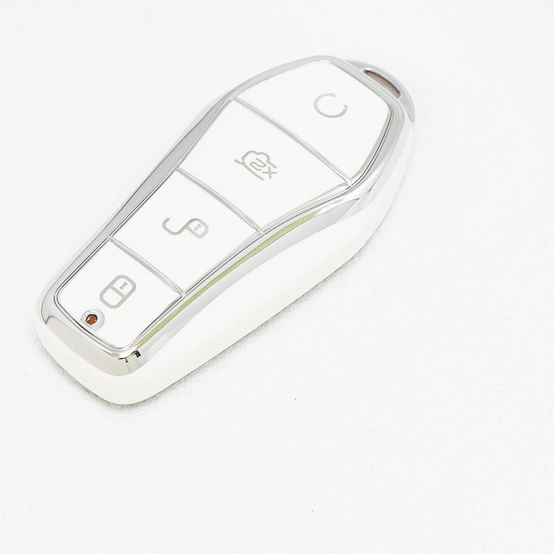 For Byd Song Pro Max Yuan Dolphin E2 Han Ev Tang Dm Qin Plus Car Key Cover Case Holder Shell Protector Auto Keyless Accessories