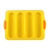 New 4-slot Open Silicone Bread Mold Non-Stick Bread Silicone Mould French Baguette Mold Baking Pans For Kitchen Baking Tool
