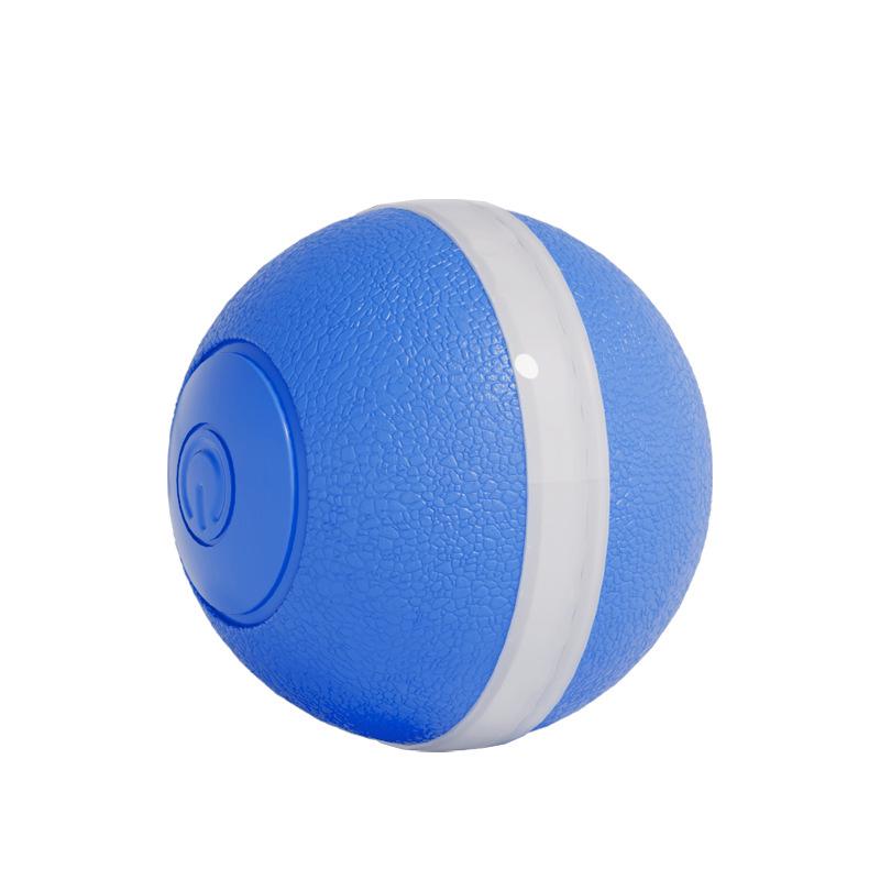 Electric Smart Interactive Cat Ball: Automatic Laser Teasing Toy for Cats синий
