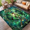 Ben 10 Cartoon Print Rug, Washable Floor Carpet, For Entryway Dorm Laundry Room Office Study, Home Decor Birthday Christmas Gift