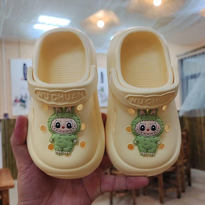 Roztomilé EVA pantofle pro chlapce a dívky, Dětské protiskluzové pantofle s měkkou podrážkou