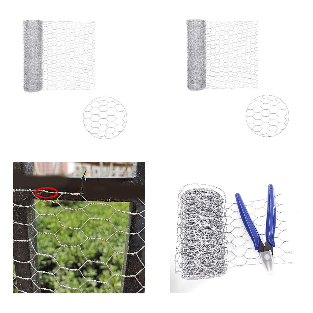 Maschendrahtnetz, DIY-Handwerk für den Garten, Mehrzweck-Netz, Blumenarrangement, Drahtzaunzubehör, 0,4 m x 2 m, 0,4 m x 4 m