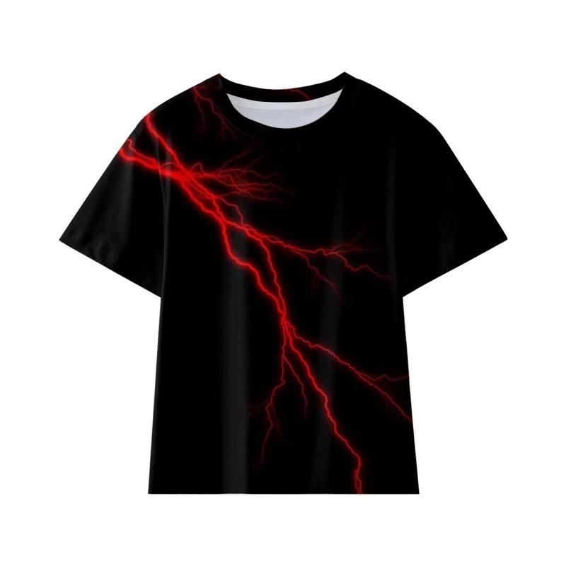 Children's Flash Series Children's Short Sleeve T-shirt 3D Printed Short Sleeve T-shirt