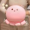 Cute octopus ball plush toy doll can insert hand pillow winter hand warmer cover children and girls pillow doll