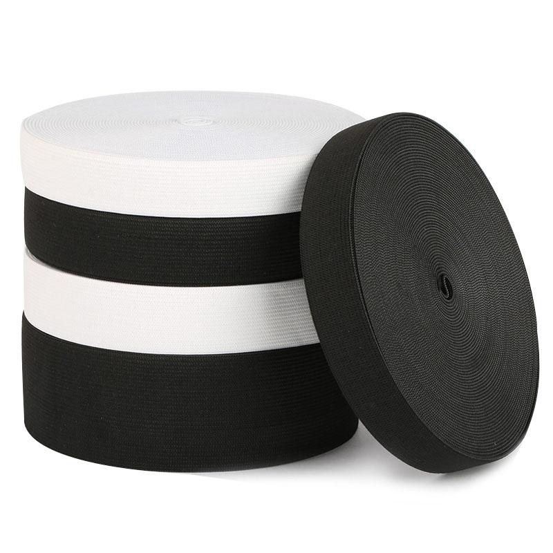 High Elasticity Knit Flat Elastic Band Stretch Strap 0.6-5cm Wide for Sewing DIY Garment Trousers Bags Accessories