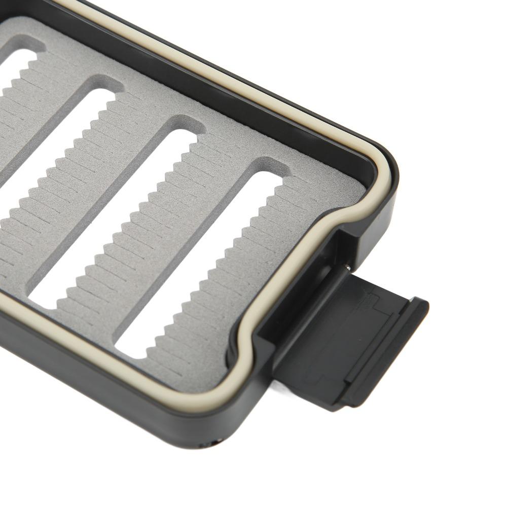Sponge Insert Fly Lures Box ABS Fly Box Durable Fly Fishing Box for Fly Fishing Enthusiasts
