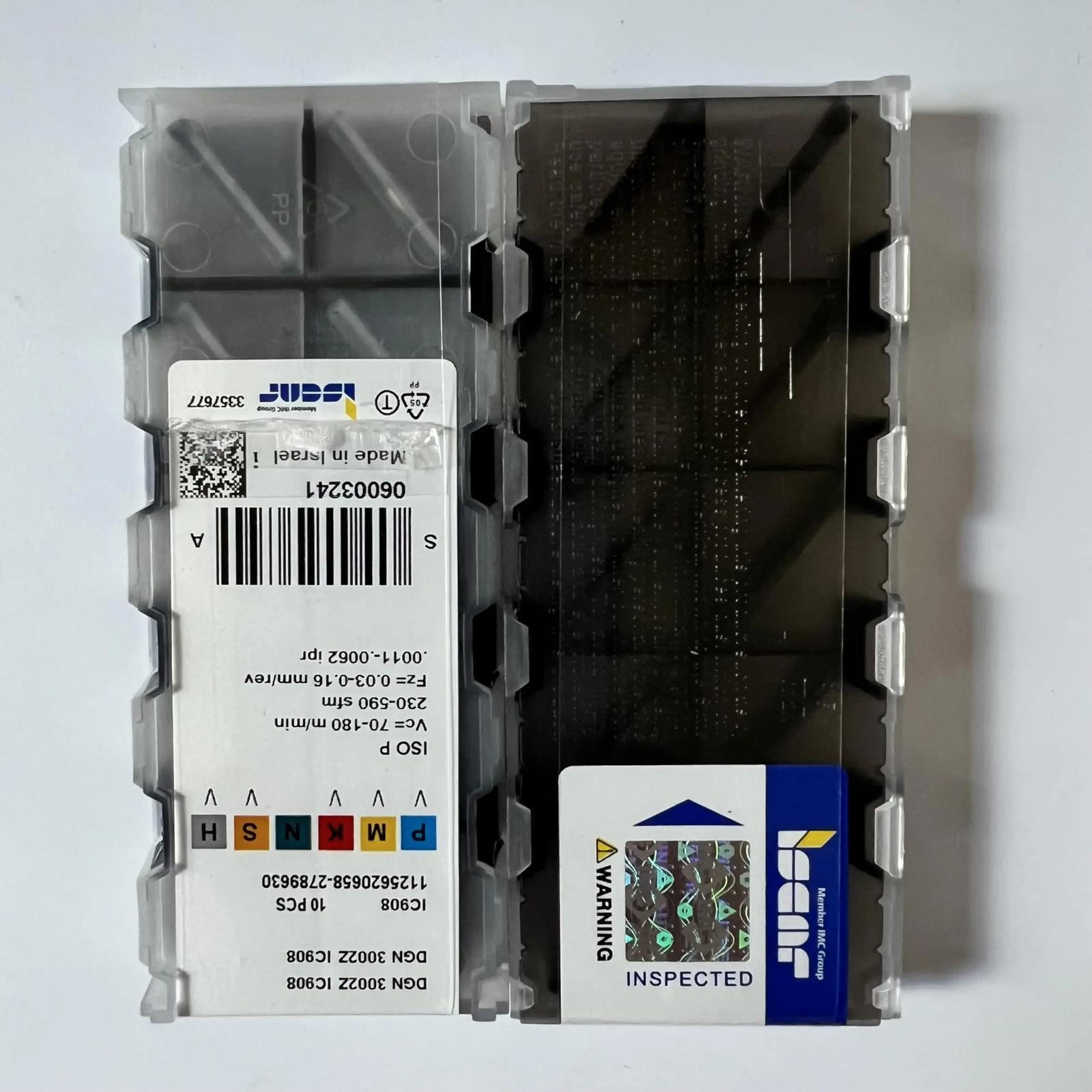 

ISCAR / DGN3002Z IC908 Industrial indexable carbide inserts 10 Pcs