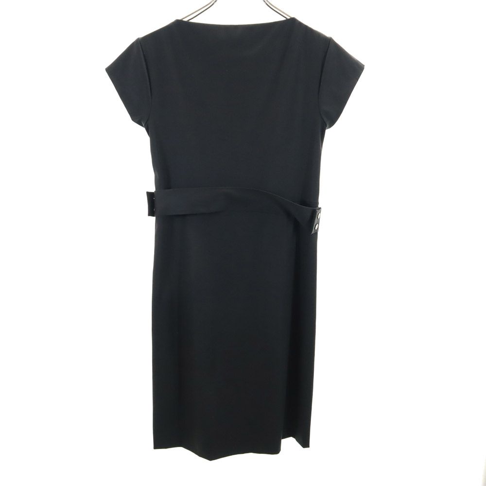 Gucci Made In Italy Short Sleeve Knee-length Dress 36 Black Women Used