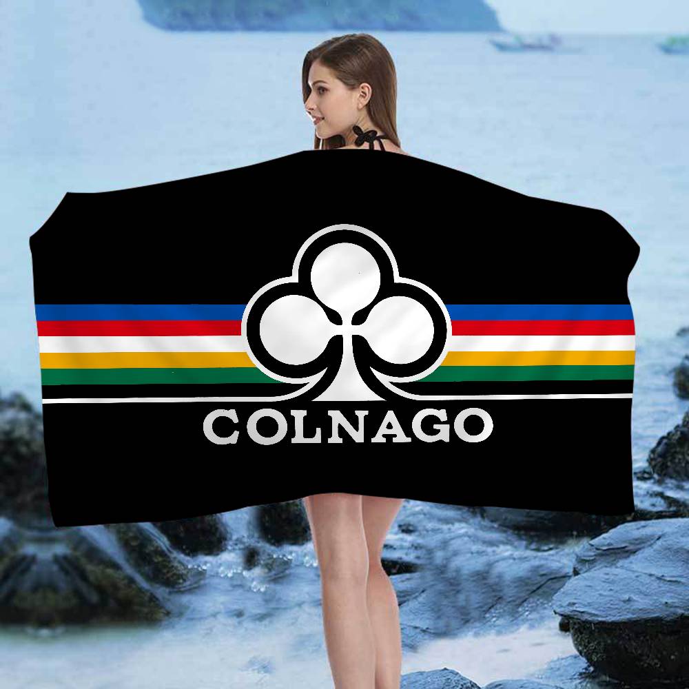 Colnago Logo Beach Towel Colorful Bath Towels For Girl Microfiber Quick Dry Sand Free Beach Yoga Spa Gym Pool