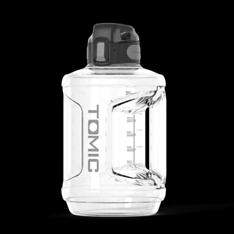 TOMIC 2.3L Transparent Plastic Sports Water Bottle