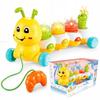 Interactive Caterpillar On a String + Balls Colorful Crawling LED Music
