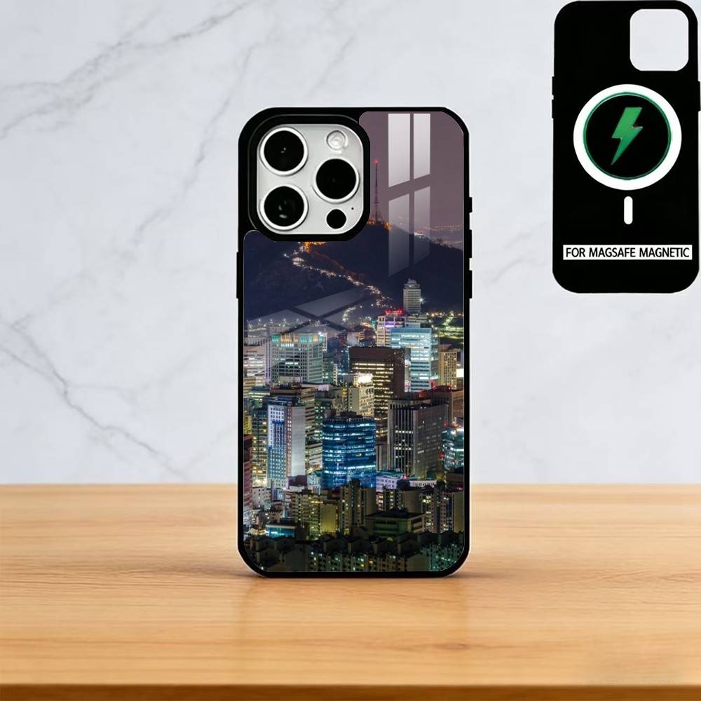

Korean Japan Phone Case For iPhone17,16,15,14,13,12,11 Plus,Pro Magnetic For Magsafe Wireless Charging iPhone12