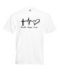 Unisex White Faith Hope Love God Christianity Religion 100% Cotton T-shirt Mens Tees Top