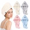 Thickened Hair Drying Cap Quick-drying Shower Cap Wiping Hair Towel  For Women with Long Hair