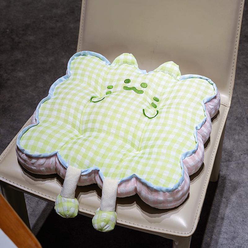 Cute Toast Cushion: Comfy Seat Pad for Office, Student, or Home Use