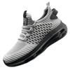 Breathable fly-woven mesh casual men's sports shoes marathon running shoes classic comfortable ultra-light air cushion