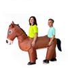 Costume mascotte gonflable pour monter à cheval à deux personnes