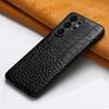 Custodia per Telefono in Vera Pelle di Vacchetta per Samsung Galaxy S25 S26 Ultra S23 Plus S25 FE Lusso Protezione Completa Cover Posteriore