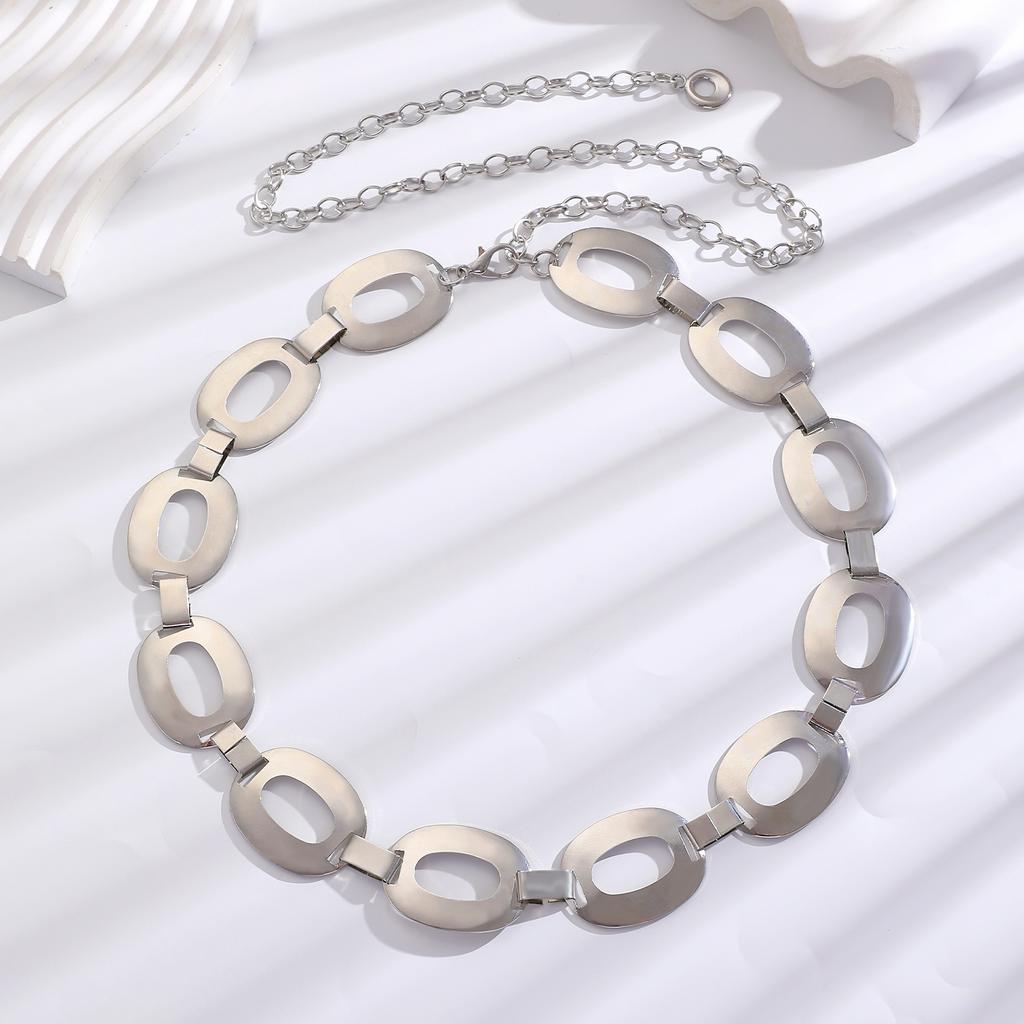 Retro Geometric Fringe Coin Waist Chain For Women Fashion Decorative Belly Dance Dress Ethnic Style Belt