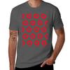 Jon Fishunisex Phish Drummer Red Circle Print Tshirt Cool Feeling Summer Tee Shirt