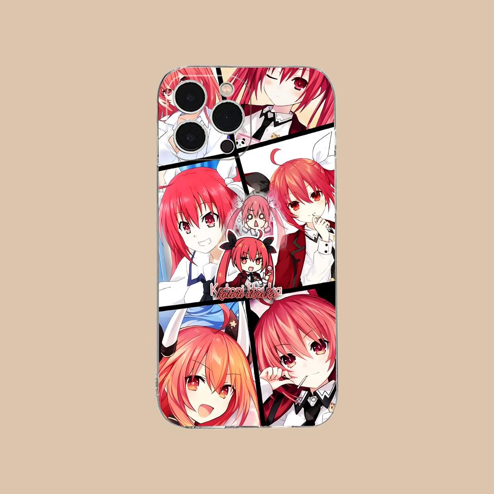 

Date a Live Kotori Itsuka Clear TPU Mobile Case for iPhone 17 16 15 14 13 12 11 X XR XS Air Pro Max Plus Mini Colorful Cover iPhone XS Max