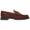 Coach Janie Leather Round Toe Slip-On Loafers Women Loafers Brown CW673-CWH