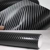 20cmX152cm Waterproof DIY Car Sticker Car Styling 4D Thicken 3M Car Carbon Fiber Vinyl Wrapping Film Car Accessories Decals