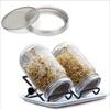 Mason Jar Sprouting Kit: Stainless Steel Stand & Mesh Lid for Wide/Standard Mouth Jars