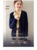 Women's Cashmere V-neck Cardigan: Autumn/Winter, Slimming, Knitted, Raglan Sleeve, Versatile Sweater.