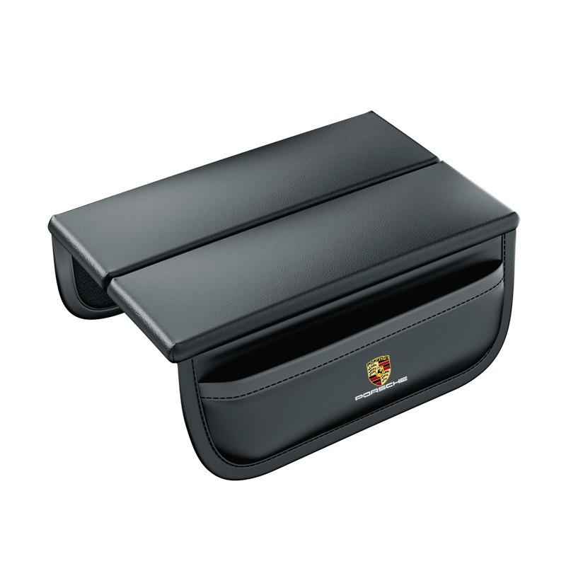 Car Styling Armrest Box Pad Center Console Arm Rest Storage Pocket For Porsche Cayenne Panamera Macan Boxster 911 Carrera-GT 928 FE3