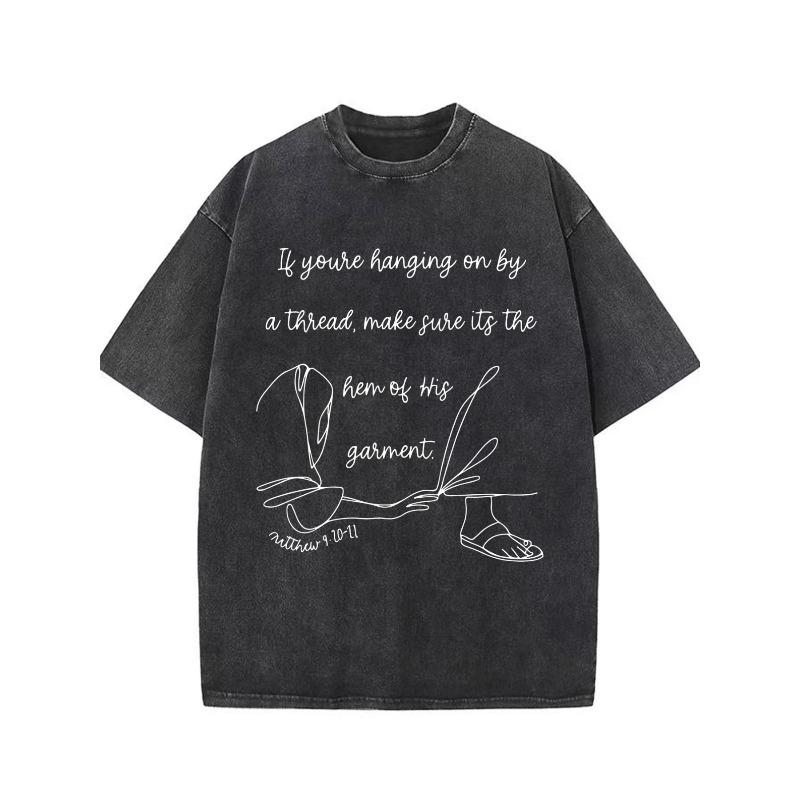 

European sizes Men S Vintage Washed T-Shirt | Distressed Casual Round Neck Short Sleeve Tee with Subtle All-Over Print, Fit for Casual Attire S чёрный
