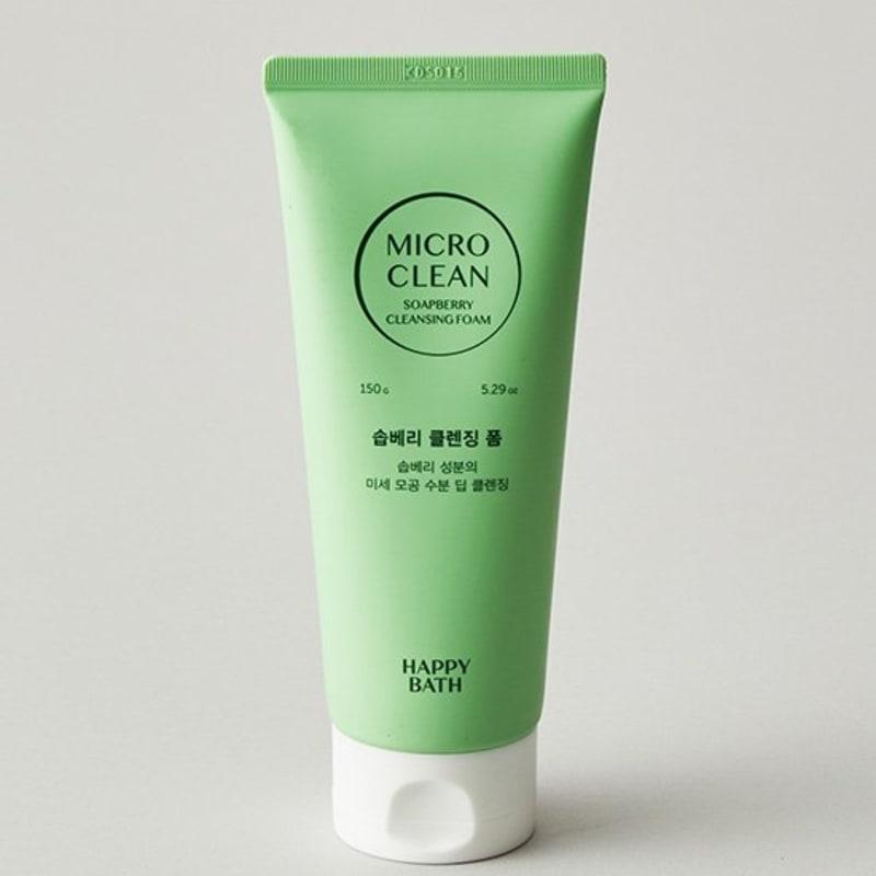 [Happy Bath] Micro Micellar Soapberry Moisture Cleansing Foam 150g