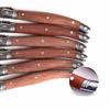 Laguiole Steakmesser Holzbesteck Tafelmesser Holzgriff Geschirr Edelstahl Besteck Weihnachtsgeschenk Besteck 9" 2-10 Stück