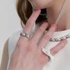 LOVE ME MONSTER Sheer Ribbon Chain Ring (L241MRI060)