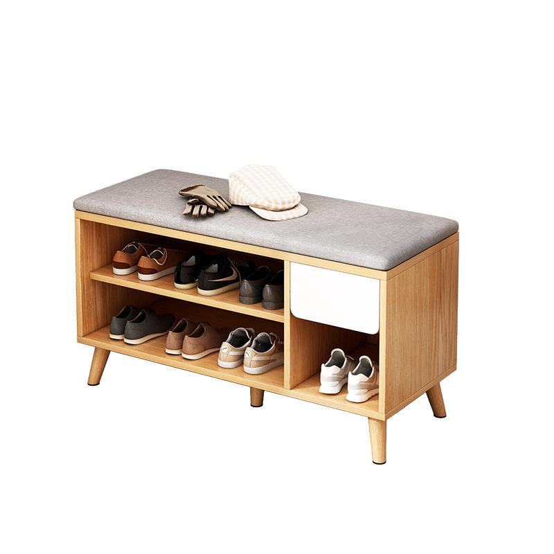 Household Storage Multi Layer Shoe Rack Living Room Entryway Small Space Saving Shoe Bench Minimalist Furniture